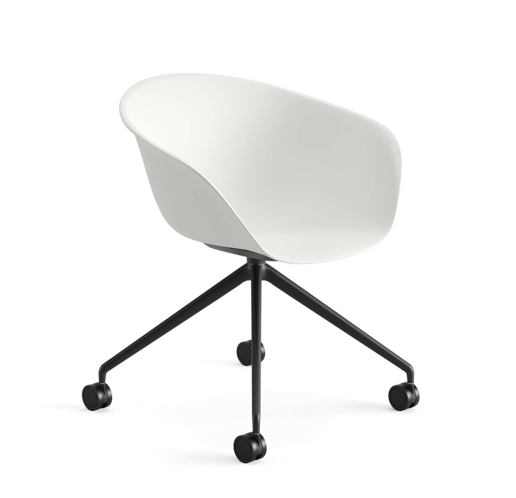 Duna 02 Stuhl, schwarz / weiß #4207