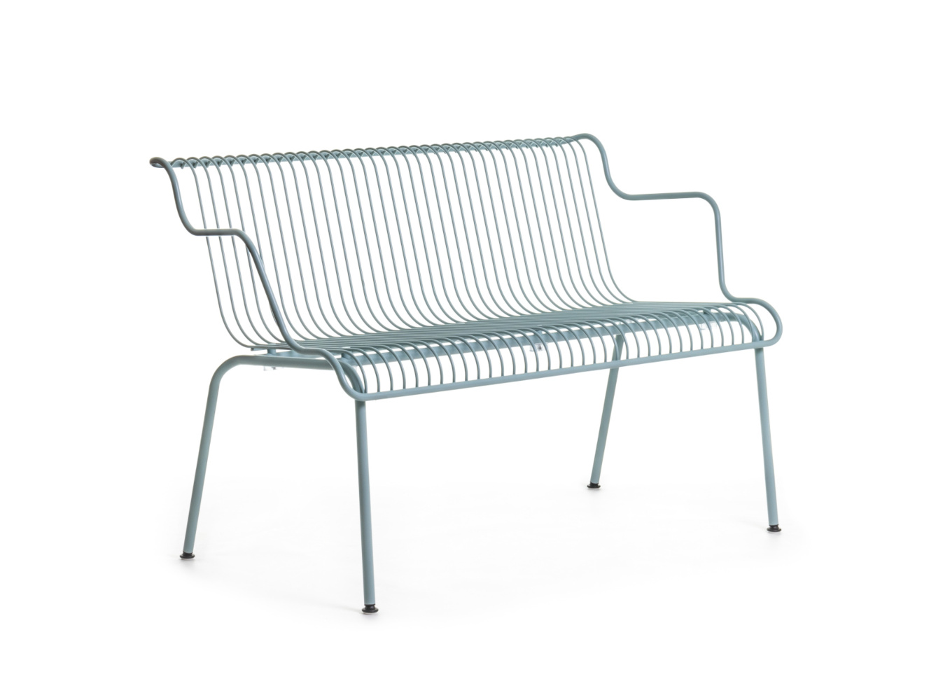 Magis South Bank, 77 cm, light blue, Outdoor-Bank, modernes Design, wetterfest, langlebig, italienisches Design