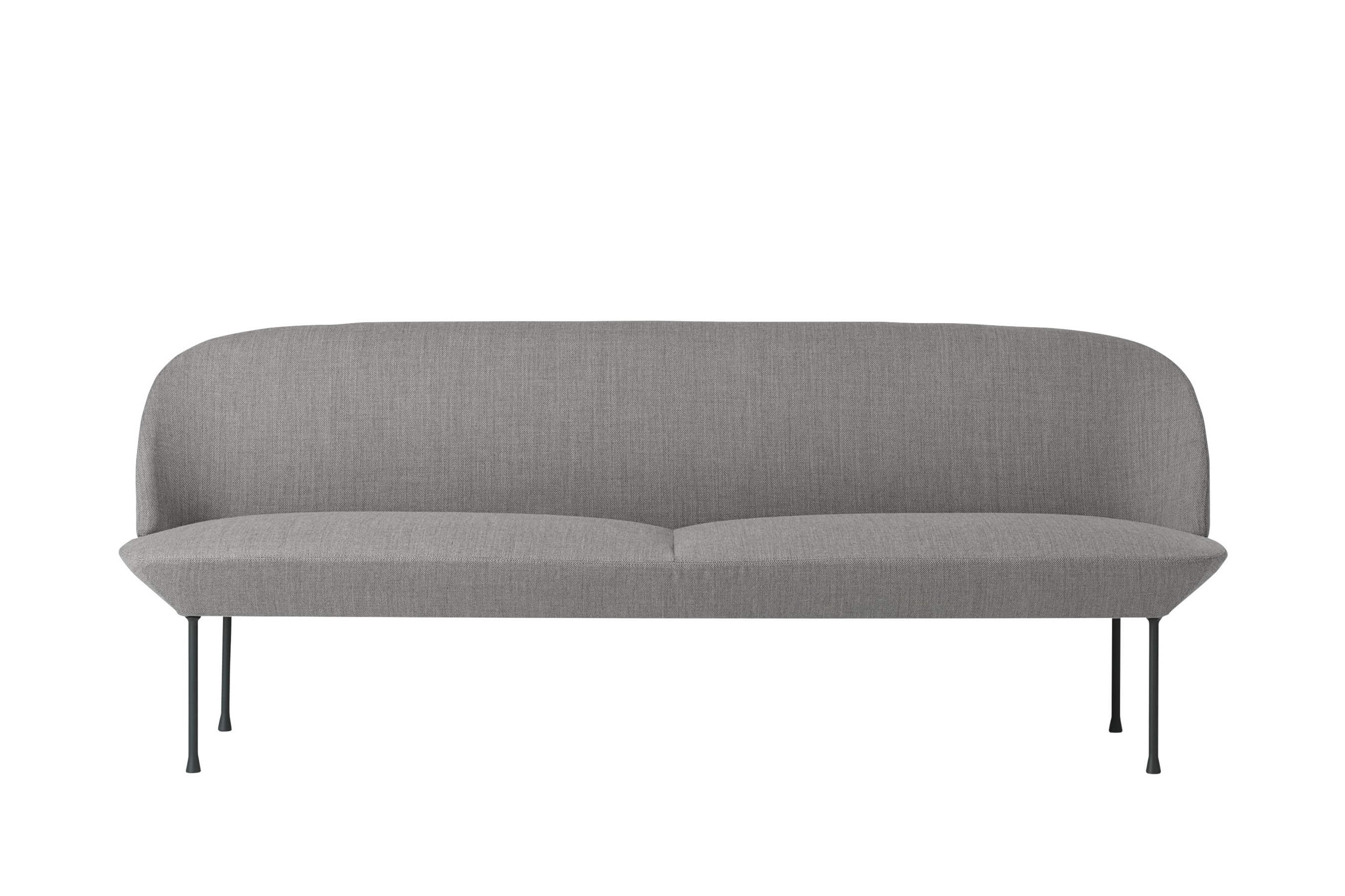 Oslo Sofa 3-Sitzer, fiord 151 / schwarz