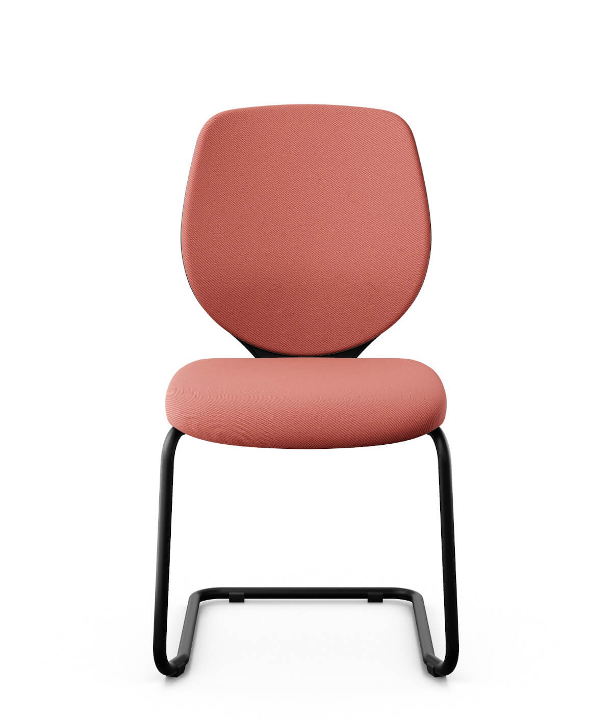 Giroflex 353-3503 Freischwinger Besucherstuhl mit gepolstertem Rücken, ideal für Meetingräume