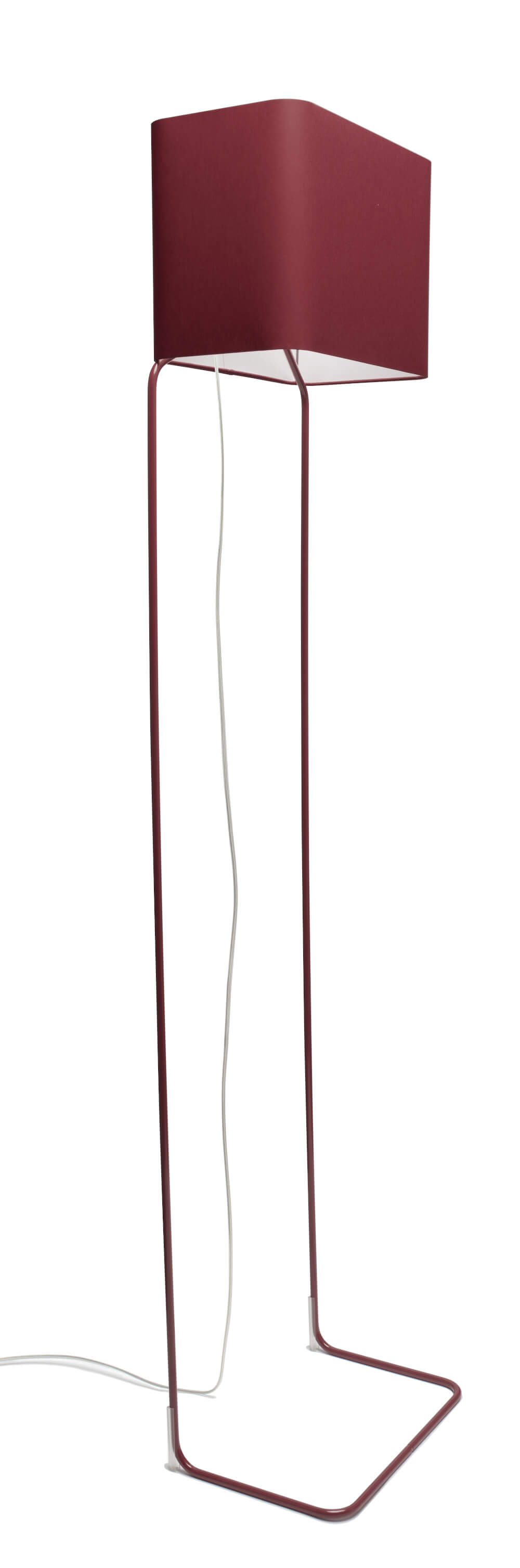 FRAUMAIER ThinLissie Stehleuchte mit Switch to Dim LED in burgundy, moderne Designerleuchte