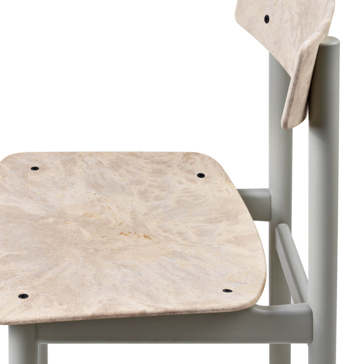 Conscious Chair 3162, buche grau lackiert / wood waste grey