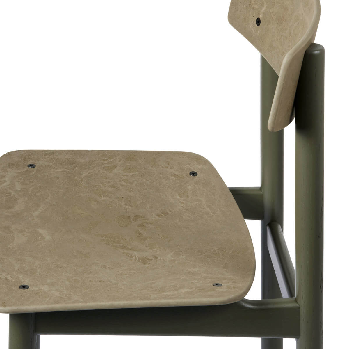 Conscious Chair 3162, buche grau lackiert / wood waste grey