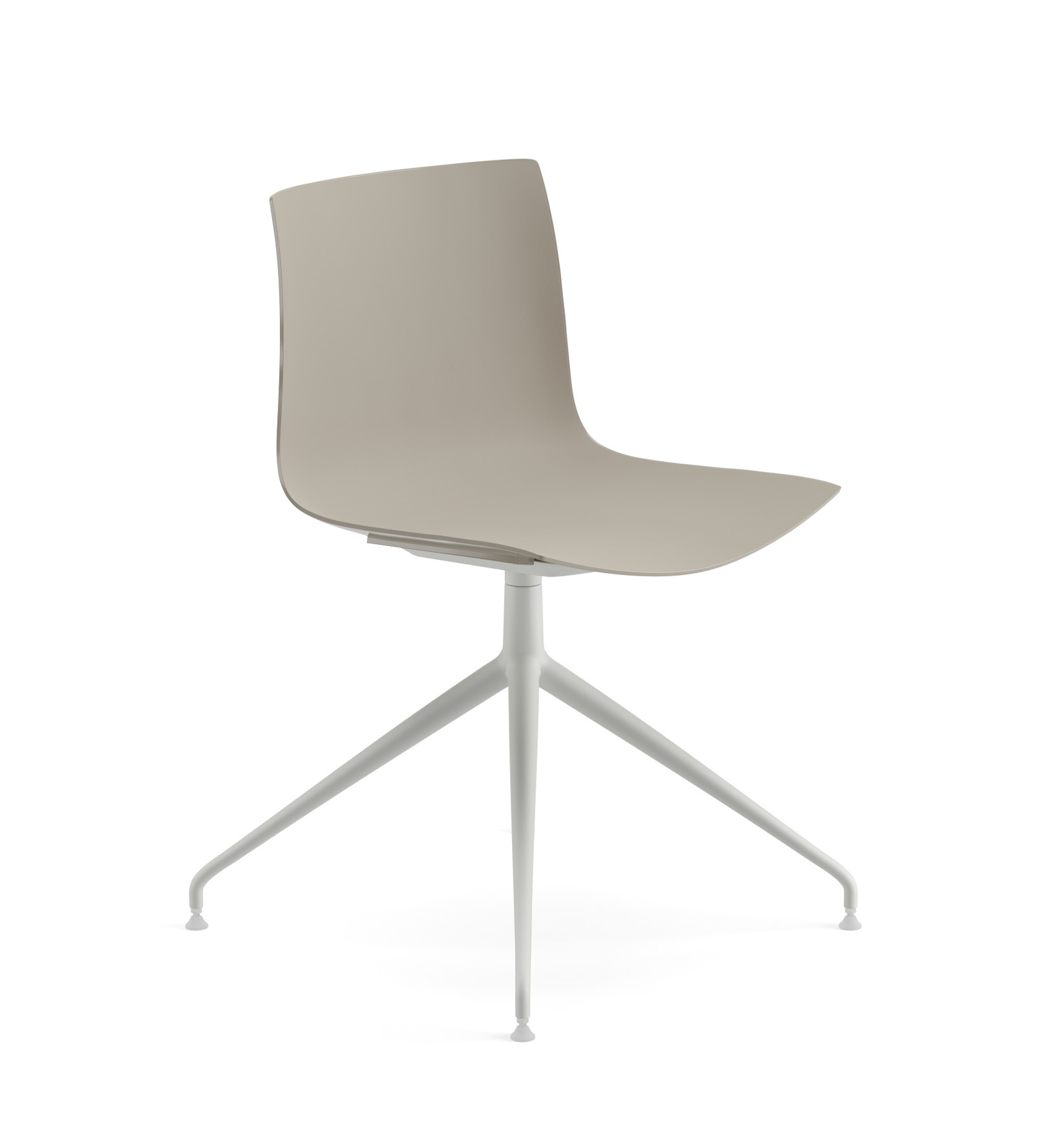 Catifa 46 Stuhl, einfarbig, weiß / taubengrau #0368