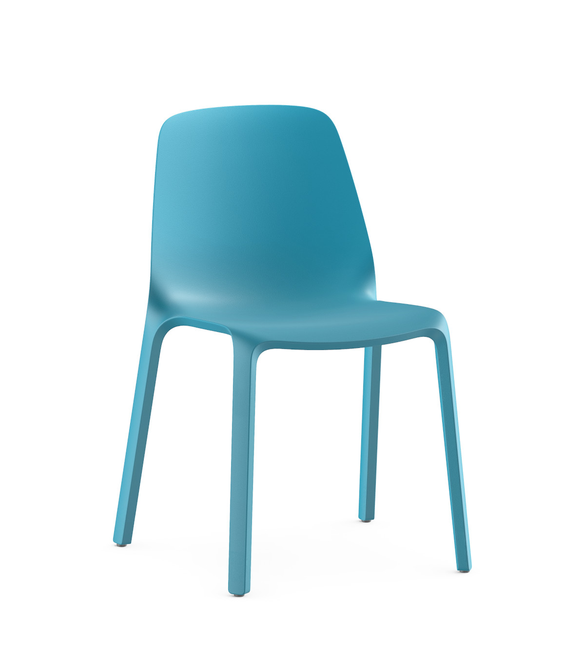 Interstuhl MONOis1 MO100 Besucherstuhl in Petrol, ergonomisch, stapelbar, modernes Design für Büro und Konferenzräume