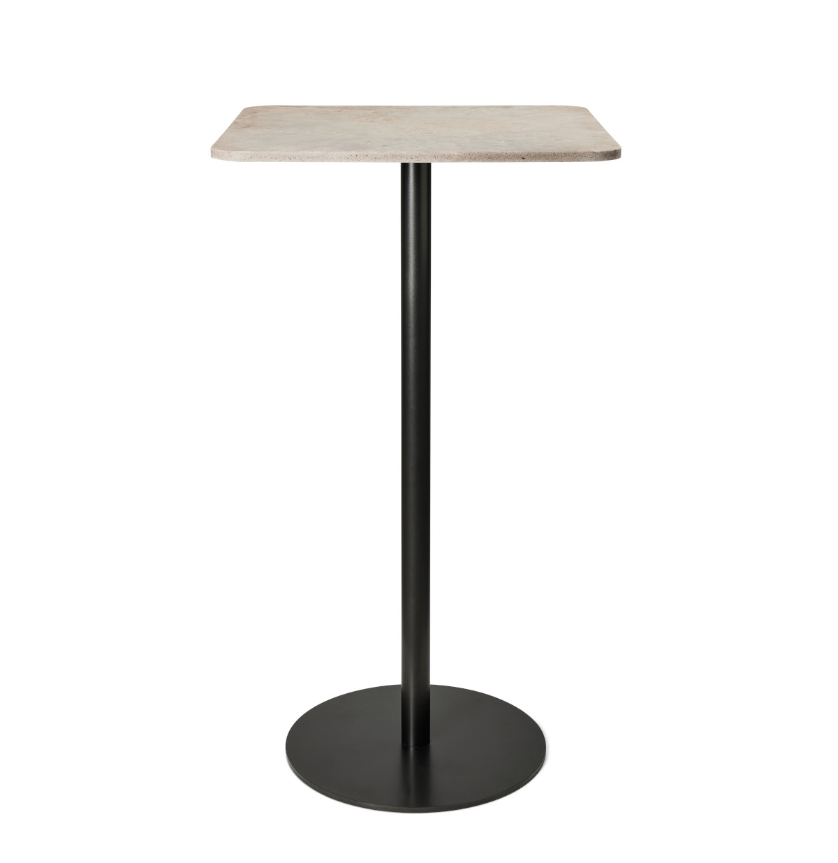 Mater Stehtisch, höhe 106 cm, 60 x 60 cm, wood waste grey