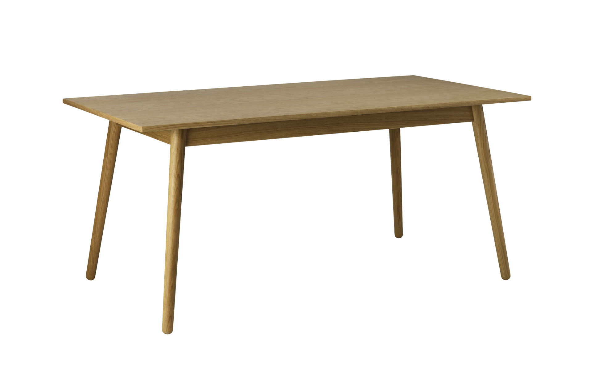 FDB Møbler C35B Tisch 160x82 cm, nordischer Stil, Eiche natur, robust, langlebig, nachhaltig, funktional