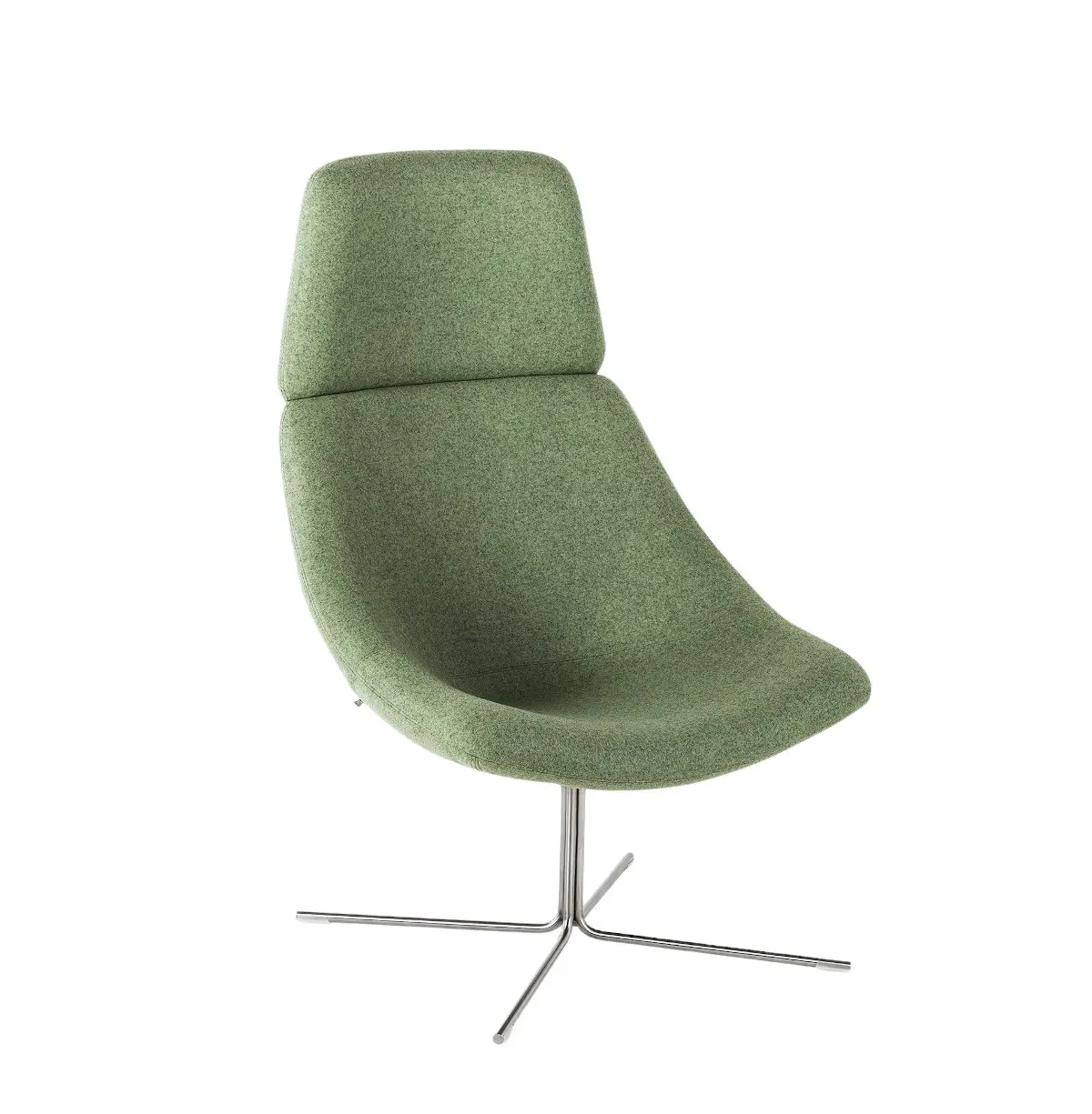 Noti Mishell XL Sessel mit Kreuzgestell in Grün