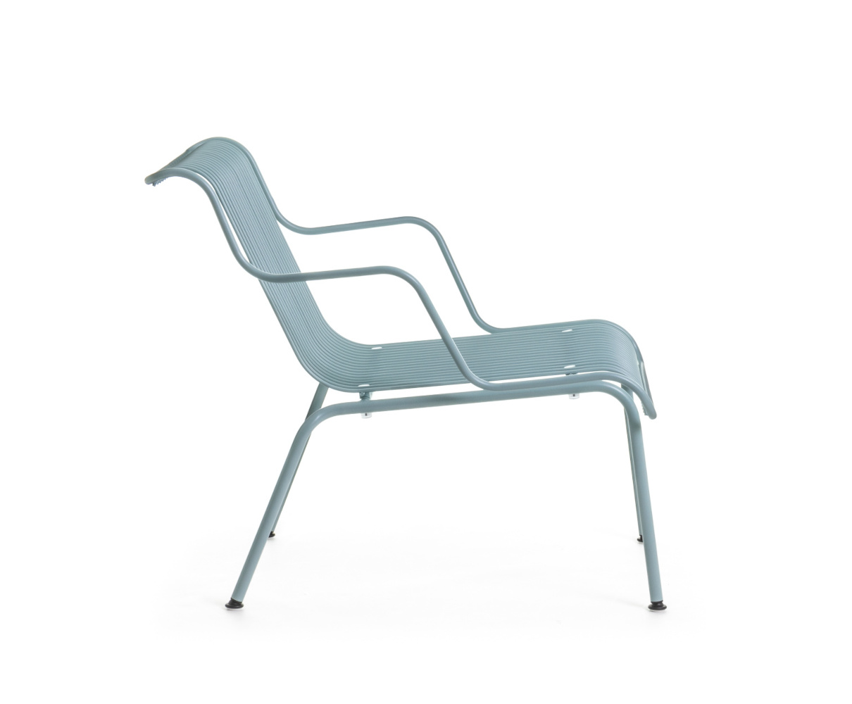 Magis South Loungesessel, hellblau, komfortabler Design-Sessel, italienisches Qualitäts-Design, modern