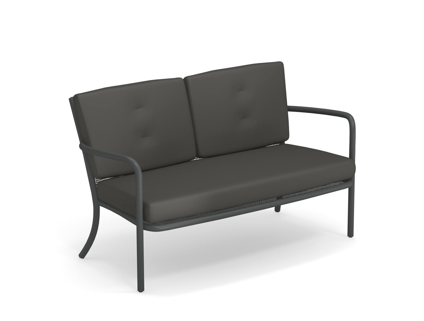 Athena Loungesofa 2-Sitzer, schwarz