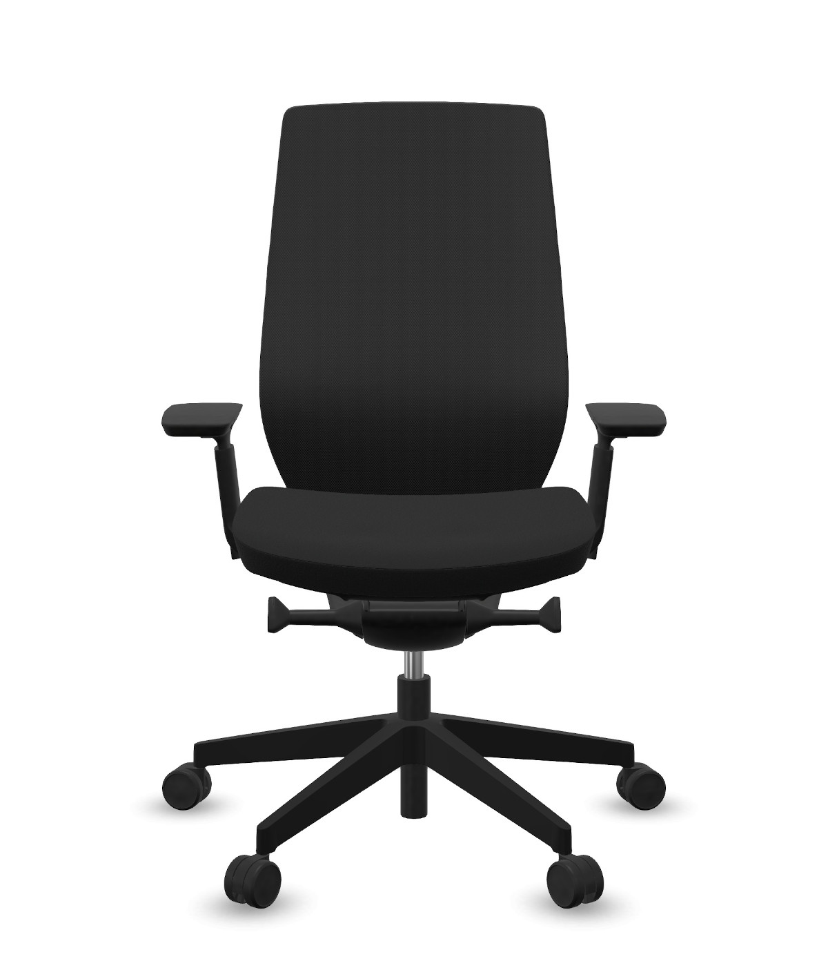 Profim Accis Pro 150SFL Bürostuhl mit Netzrücken, höhenverstellbar, ergonomisch, schwarz