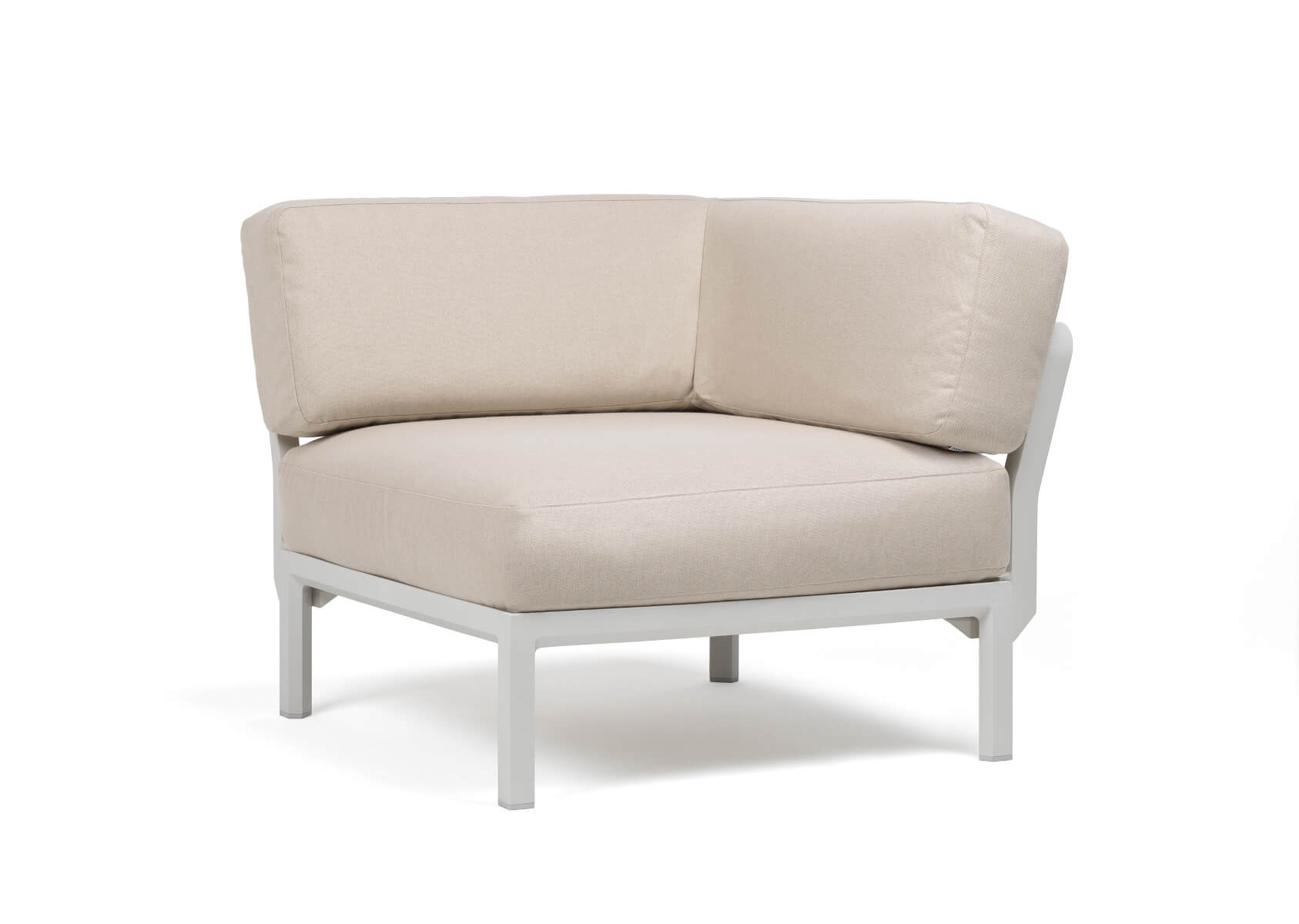 Nardi Maximo 5 Eckelement, Outdoor-Modulsofa, wetterfest, langlebig, italienisches Design, Sunbrella-Bezug