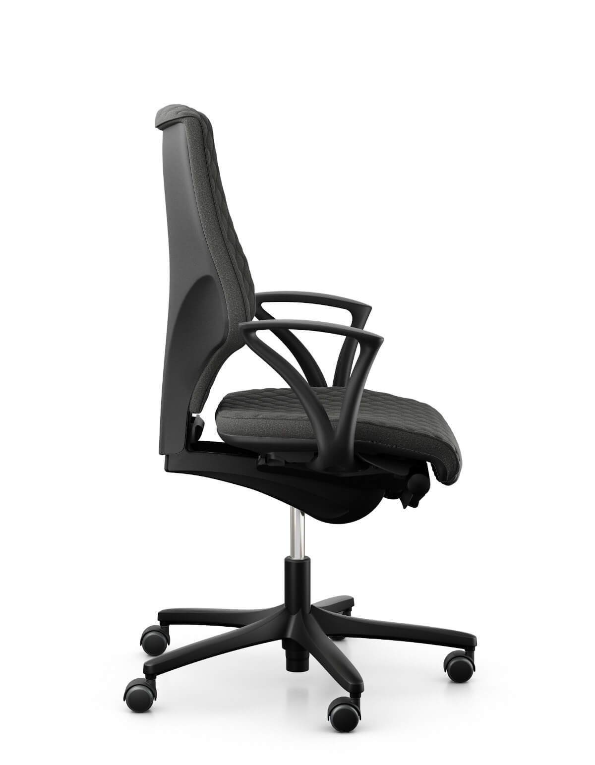 Ergonomischer Giroflex 64-3578-QUI Bürostuhl mit Stoff Synergy Quilt Hourglass, ideal fürs Büro