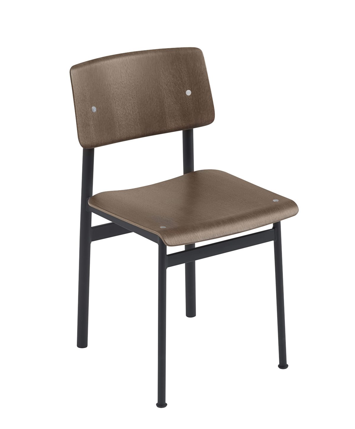 Loft Stuhl, eiche dunkel gebeizt / schwarz