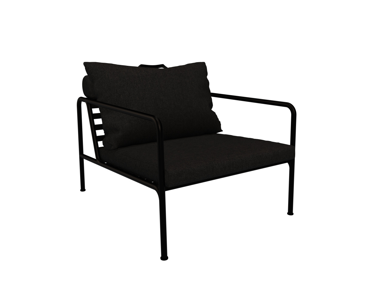 Avon Loungesessel, schwarz / dark grey basic Avon Loungesessel, schwarz / dark grey basic