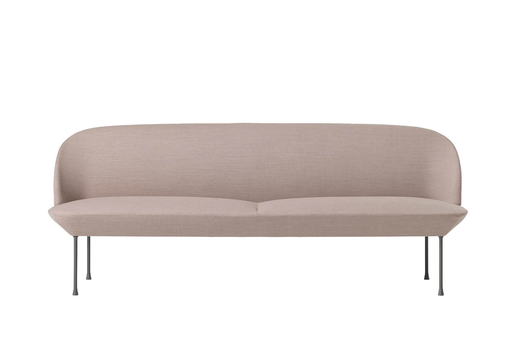 Oslo Sofa 3-Sitzer, fiord 551 / schwarz