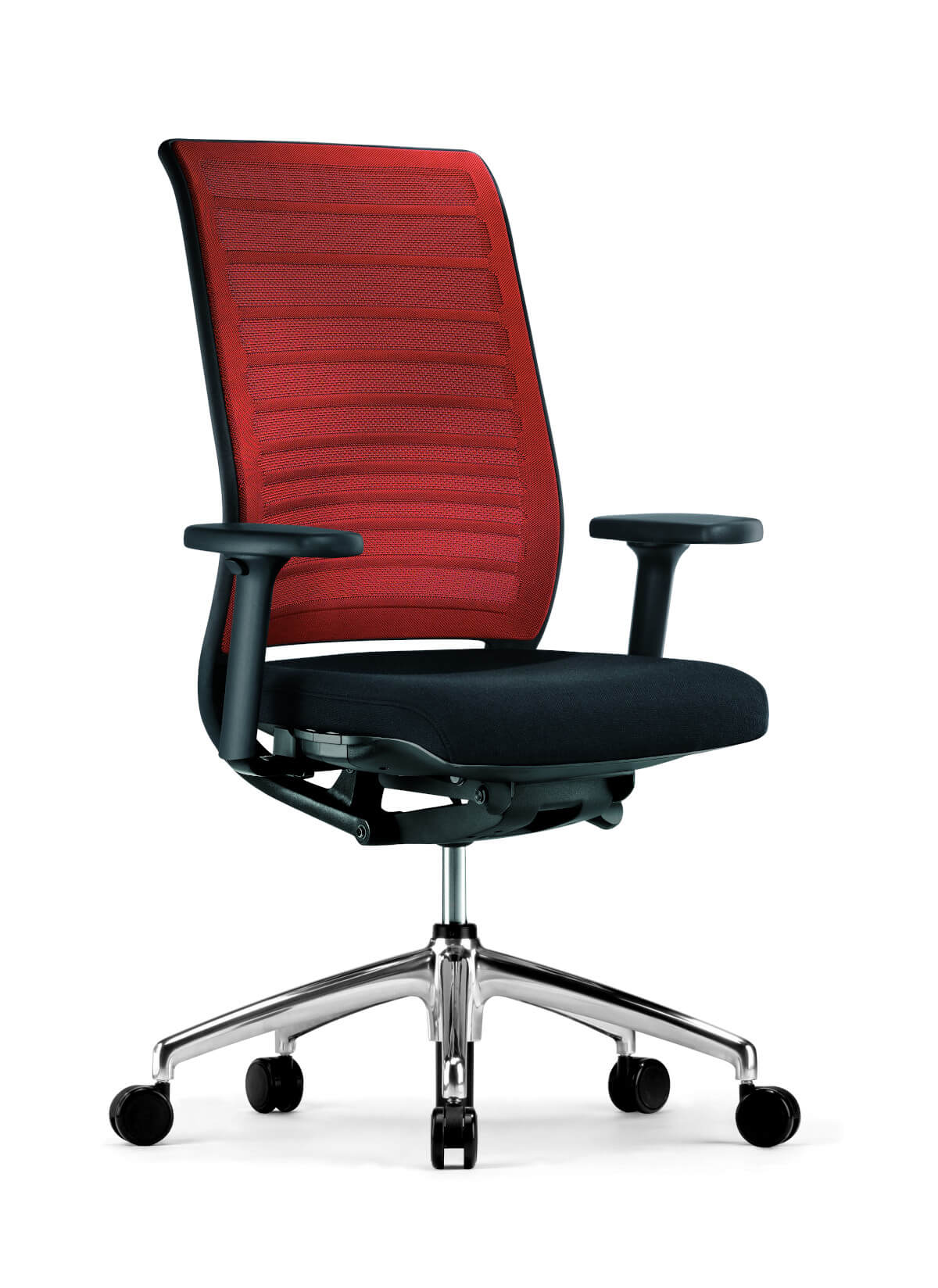 Ergonomischer Interstuhl Hero 172H Bürodrehstuhl mit Synchronmechanik, höhenverstellbar, Rückenlehne atmungsaktiv