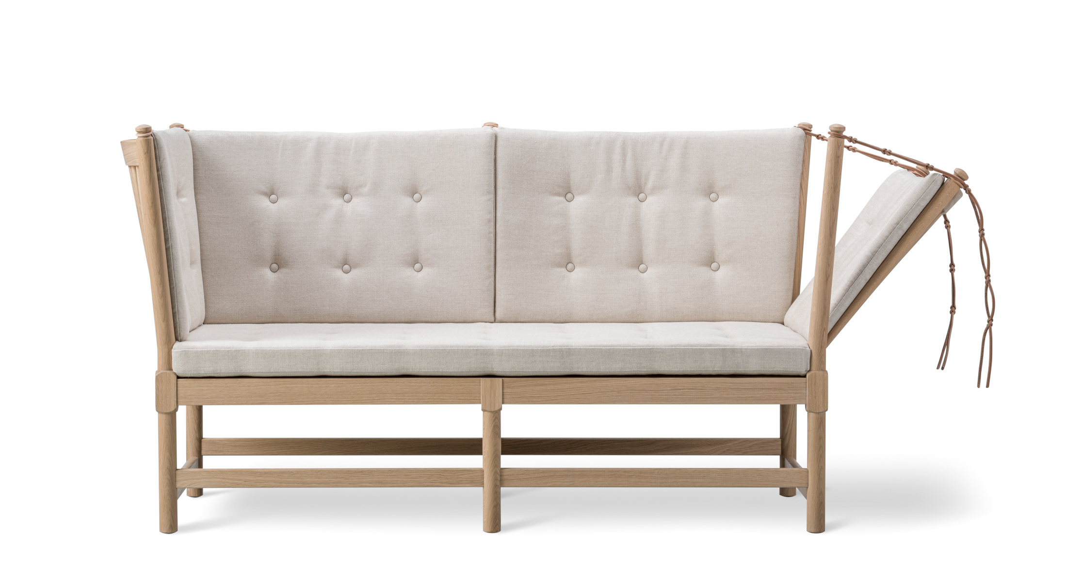 The Spoke-Back Sofa, eiche geseift / natural linen 0003
