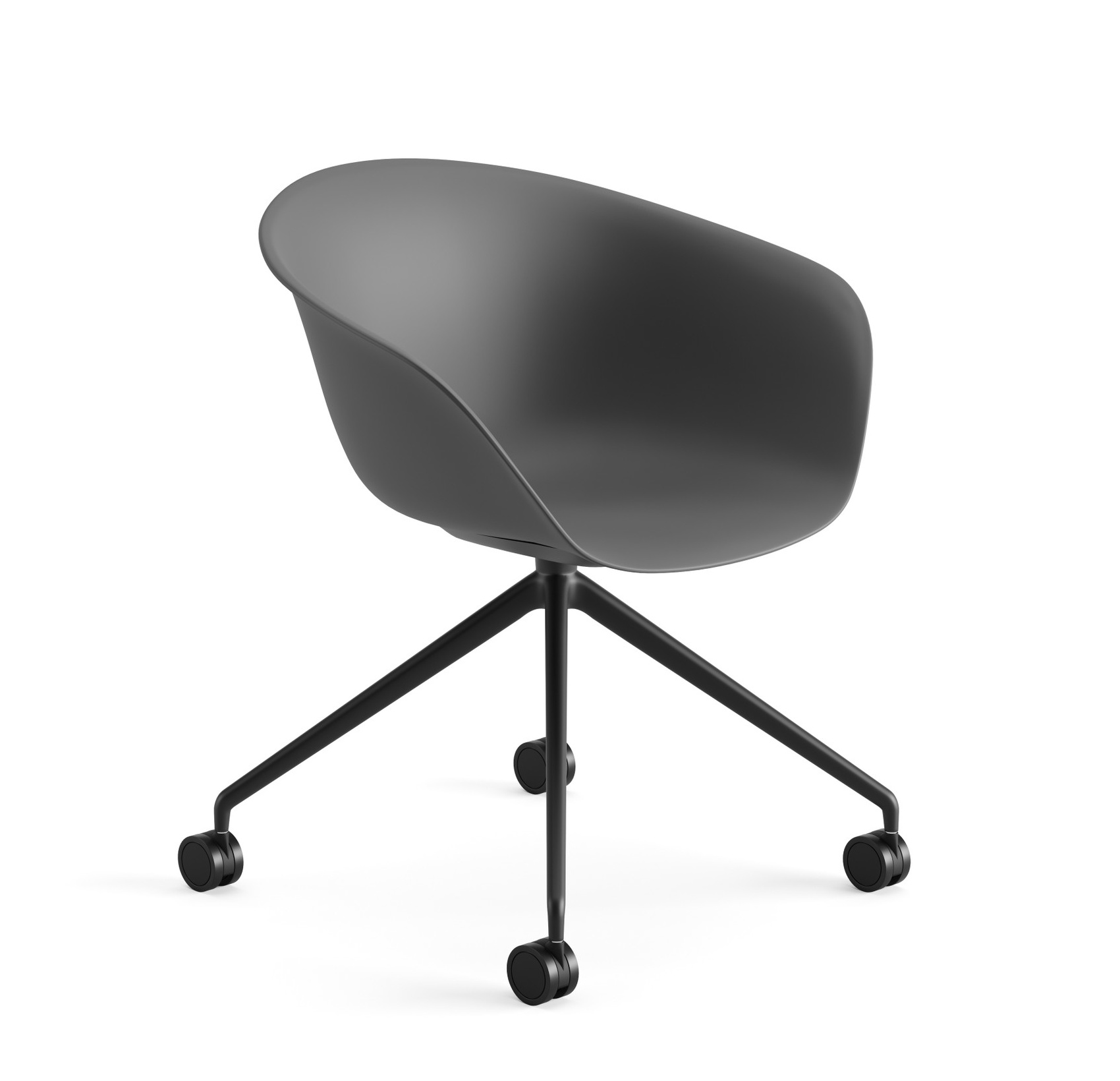 Duna 02 Stuhl, schwarz / anthrazit #4207