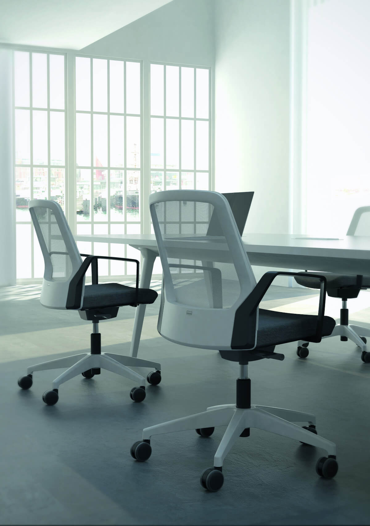 BUDDYis3 270B Konferenzstuhl von Interstuhl, stapelbar, ergonomisch, ideal für Büro, Tagung und Konferenzräume