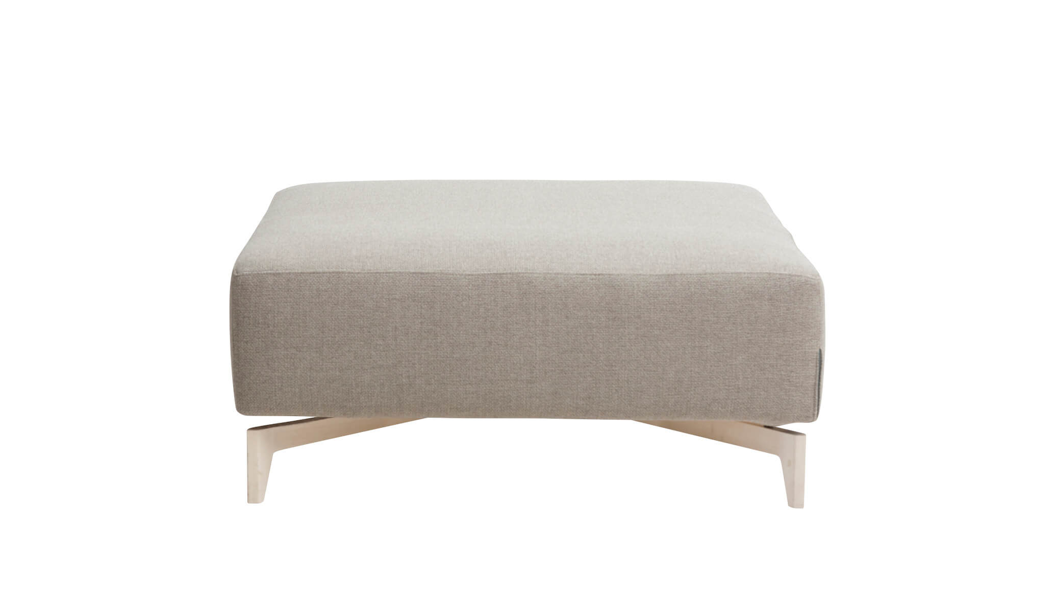 Softline Passion Hocker, moderner Polsterhocker aus Stoff, vielseitiger Sitz- und Fußhocker für Wohnzimmer und Lounge