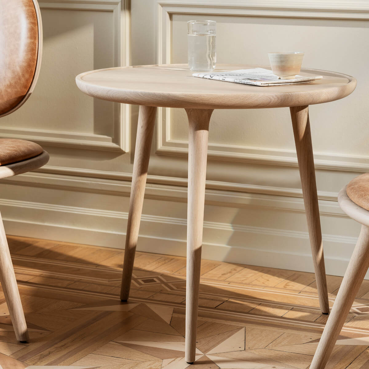 Accent Beistelltisch, Ø 60 cm, schwarz
