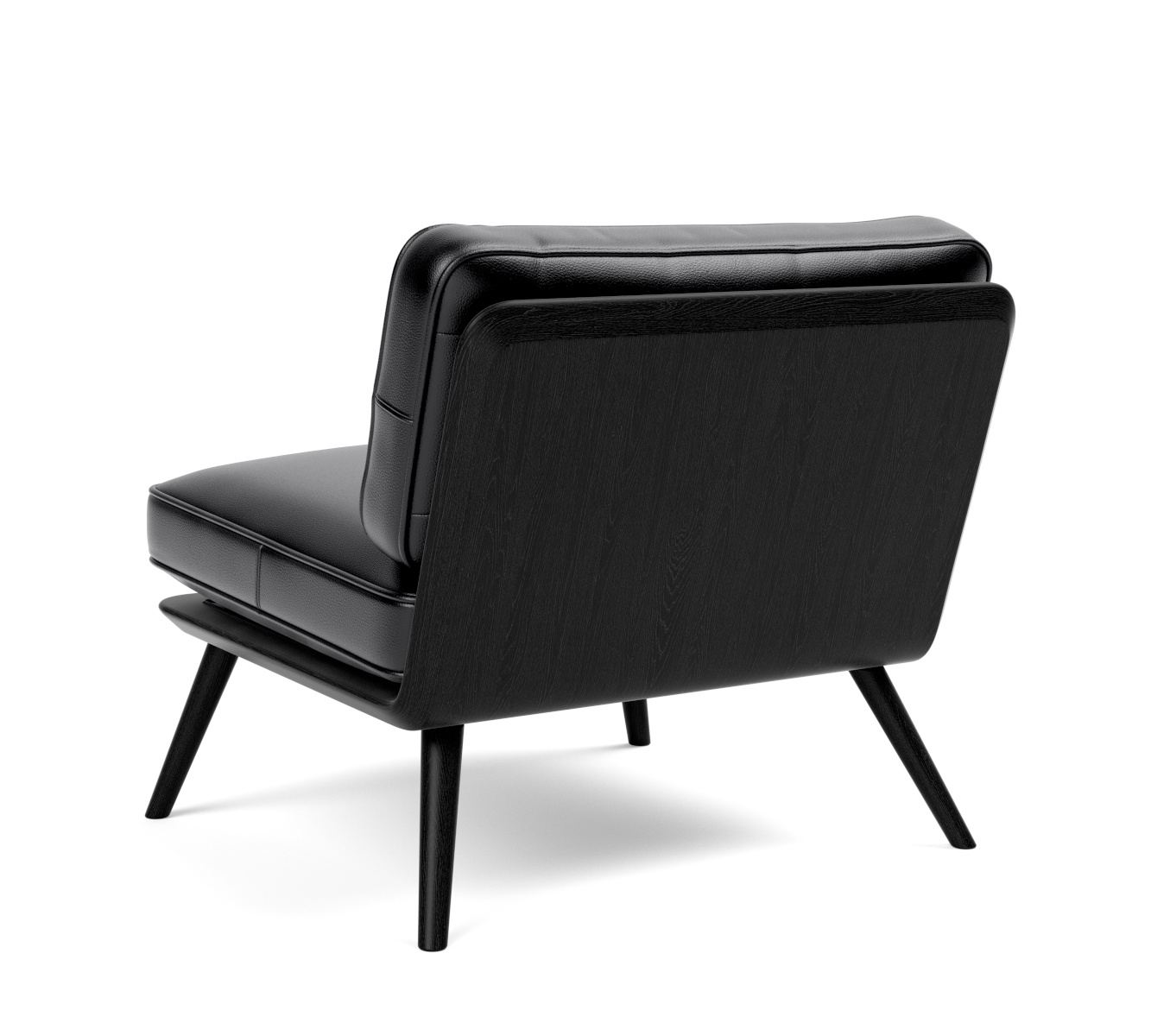 Spine Lounge Suite Chair, eiche lackiert / grand linen natur 0024