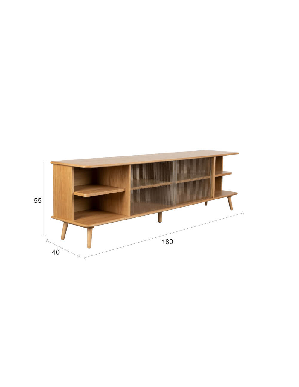 Rise Sideboard, 180 cm, walnuss