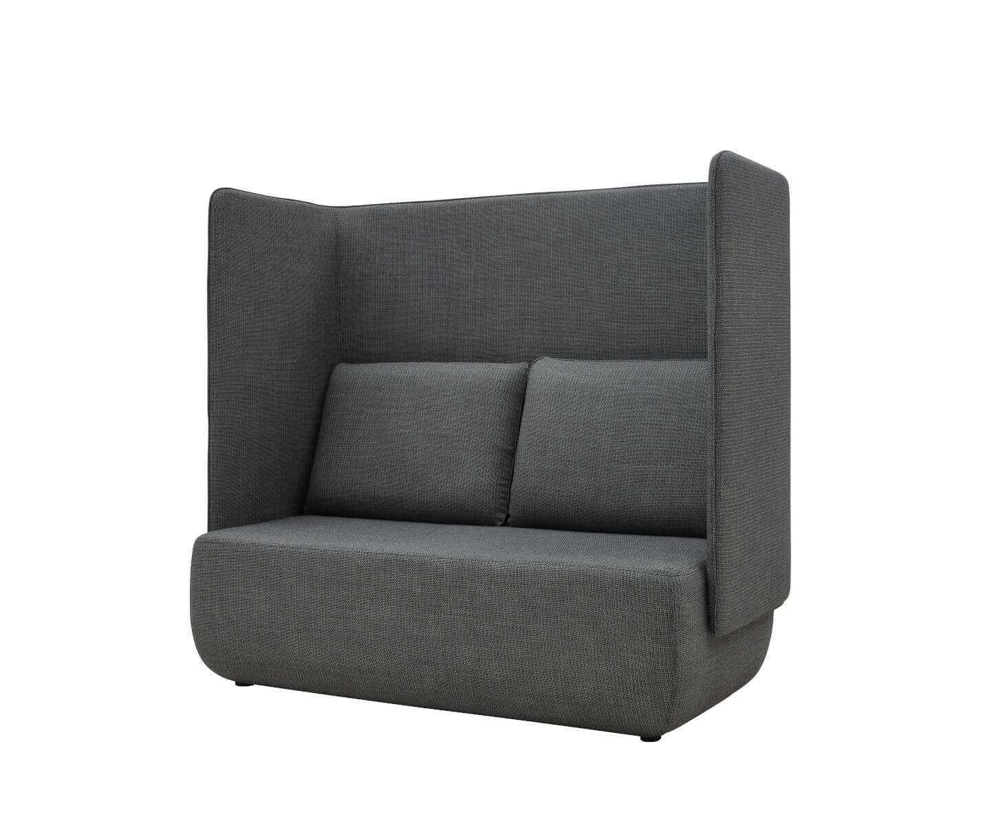 Softline Opera Sofa hoch mit hoher Rückenlehne, modernes Design, bequem und stilvoll für Wohnzimmer und Lounge