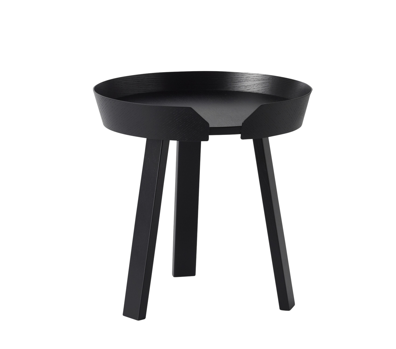 Muuto Around Beistelltisch Schwarz – zeitloser Design-Tisch für stilvolle Wohnzimmer und moderne Einrichtungen Muuto Around Beistelltisch Schwarz – eleganter, runder Design-Tisch für moderne Wohnräume, skandinavisches Minimalismus