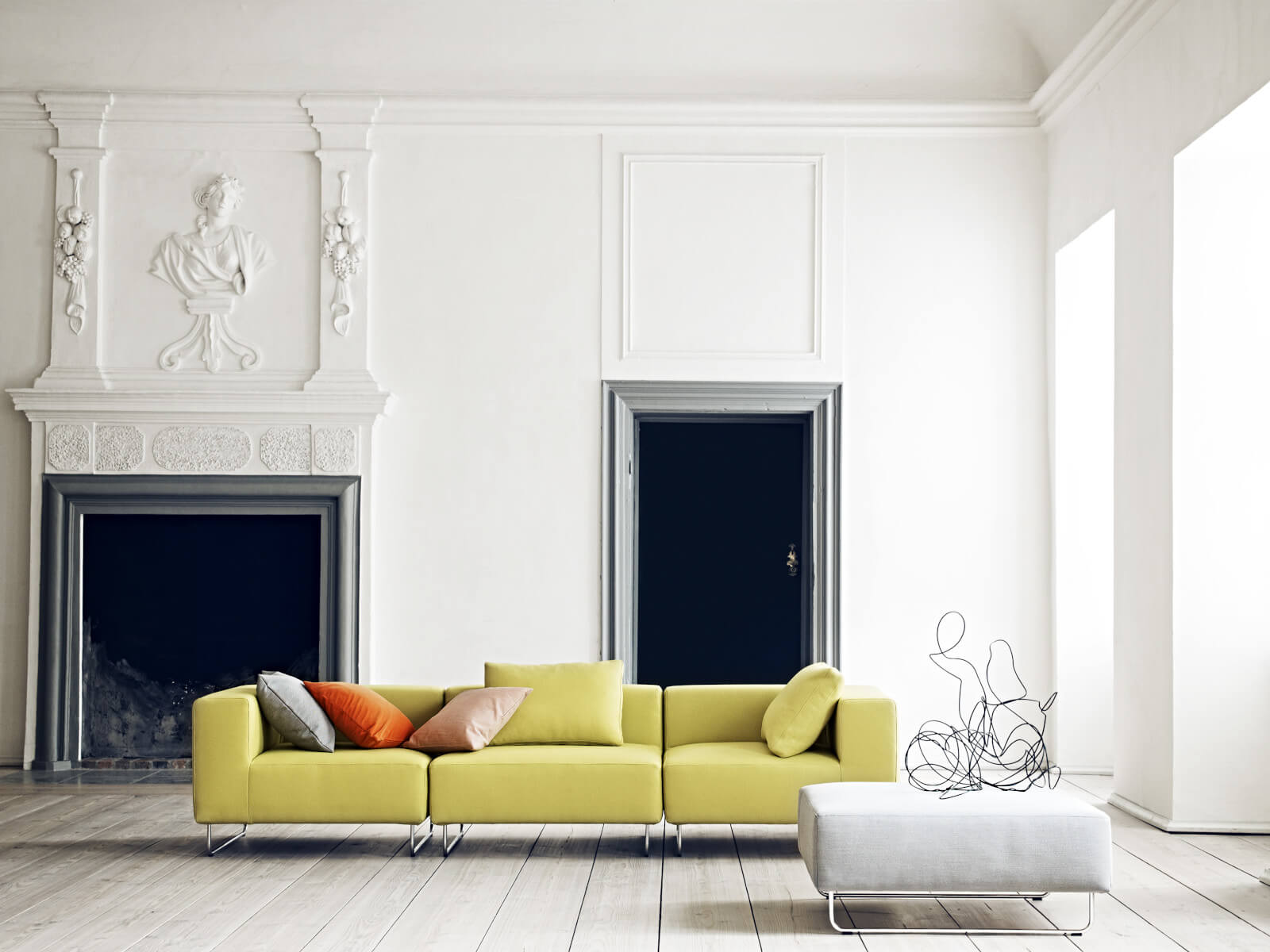 Flexibles Softline Ohio Sofa, modulares Systemsofa mit minimalistischem Design und hohem Sitzkomfort