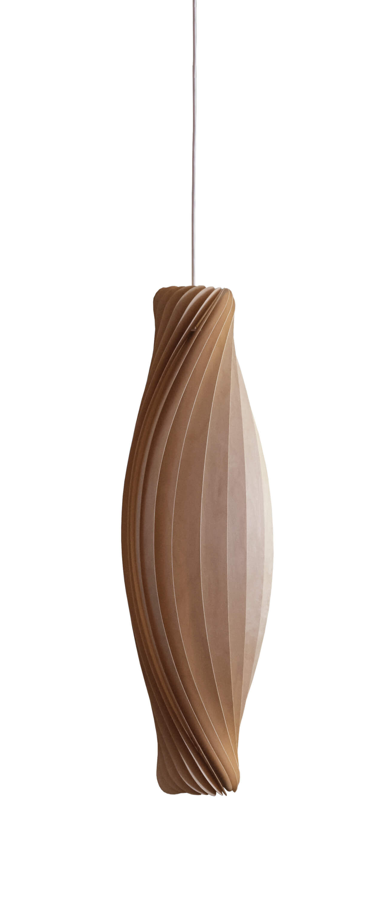 No.111 Pendelleuchte, Ø 20 x 72 cm, birke natur