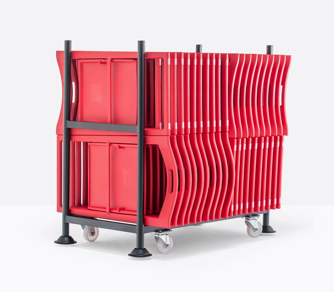 Pedrali Enjoy 460 Stuhl rot