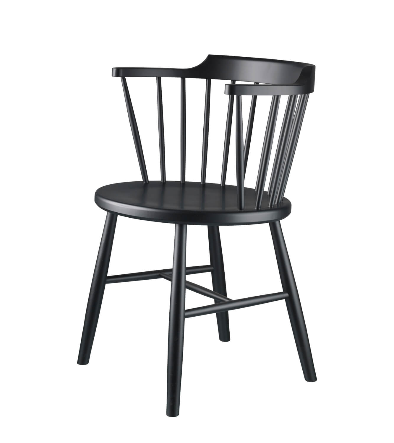 J18 Stuhl, buche schwarz