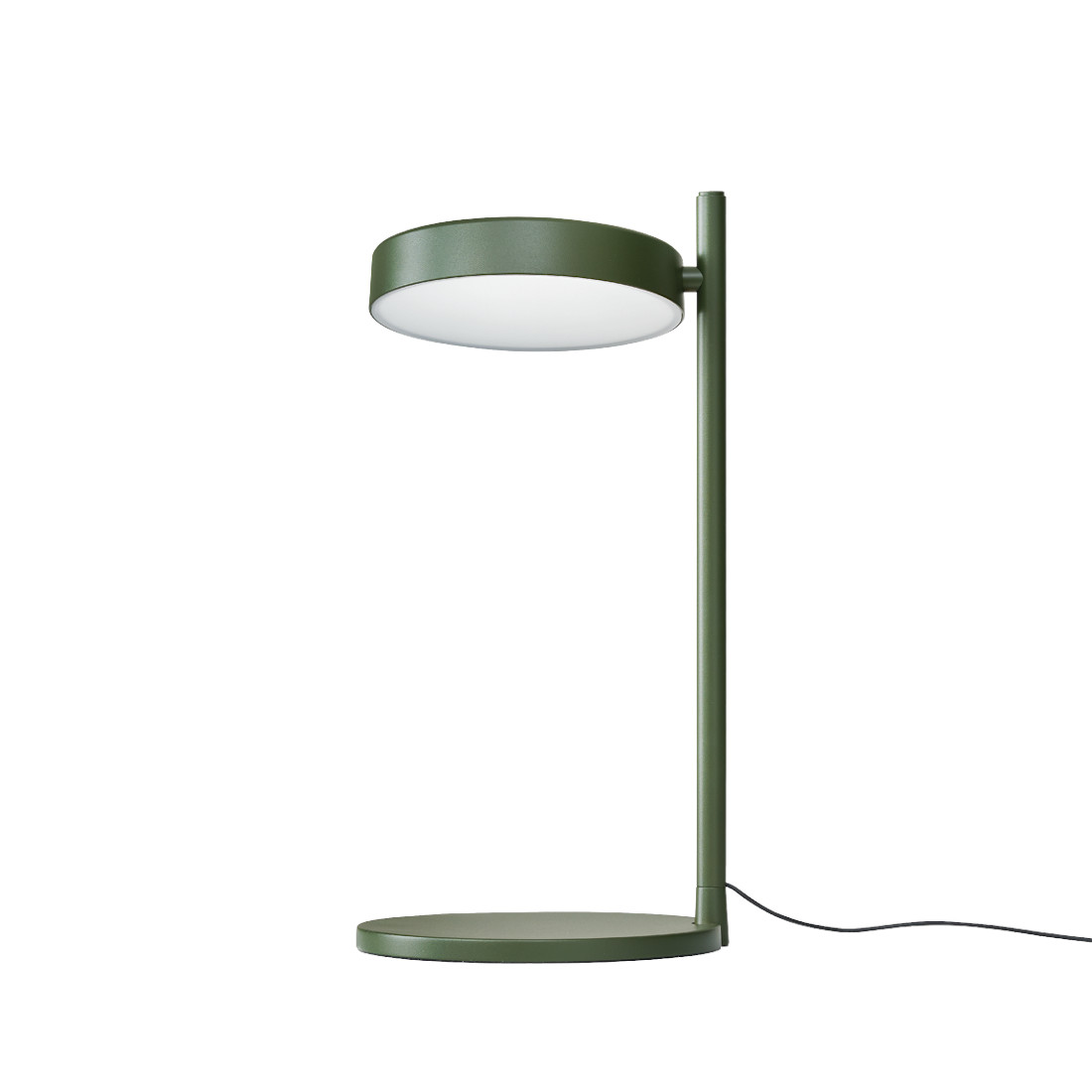 w242 Pastille alu b2 Tischleuchte, olive green