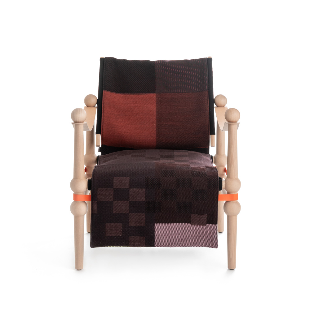 Magis Twain Sessel, naturfarbene Buche, Design-Holzstuhl, leicht, stabil, modern