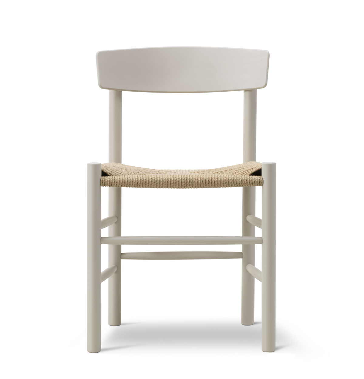 J39 Mogensen Stuhl, buche pebble grey / sitz schnurgeflecht natur J39 Mogensen Stuhl, buche pebble grey / sitz schnurgeflecht natur