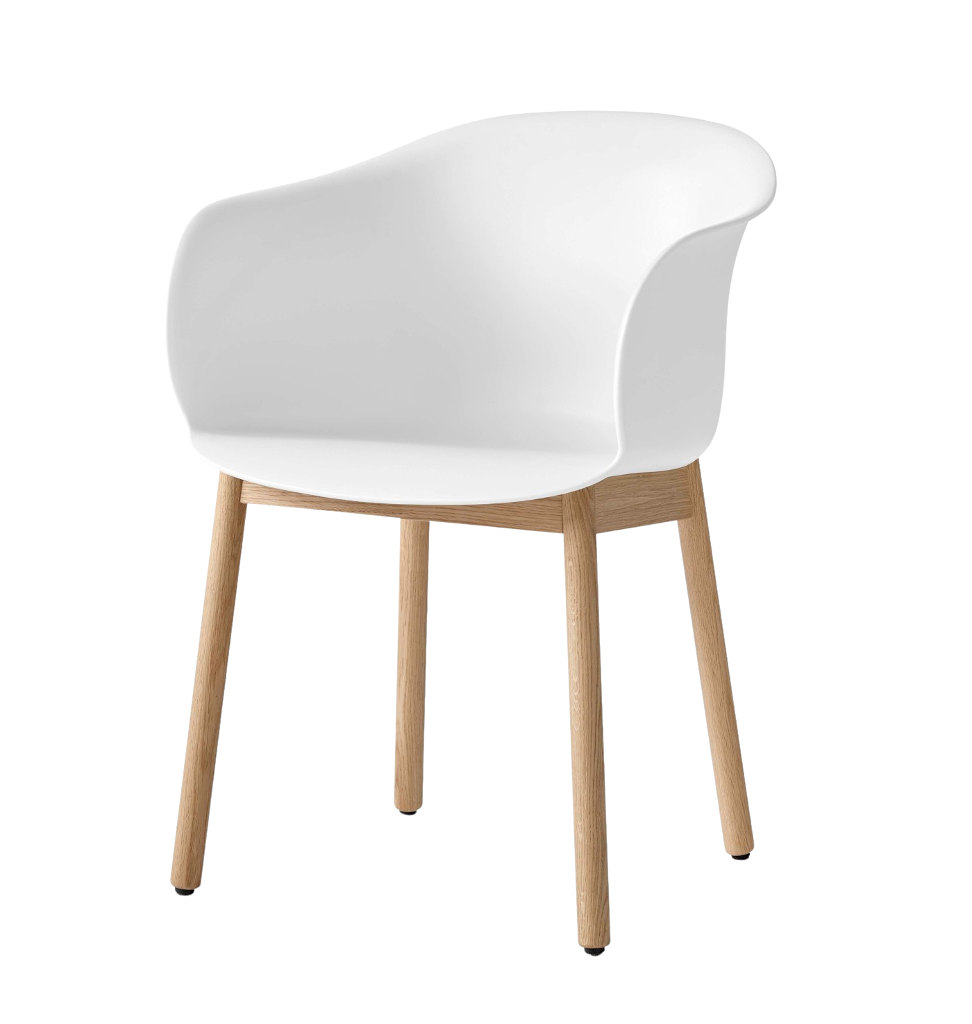 Elefy JH30 Armlehnstuhl, eiche natur / weiß