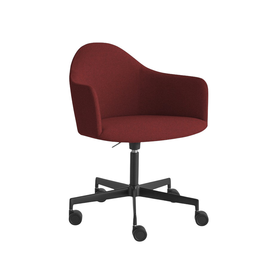 Edit Sessel, drehbarem 5-Strahl-Kreuzfuß mit höhenverstellbar