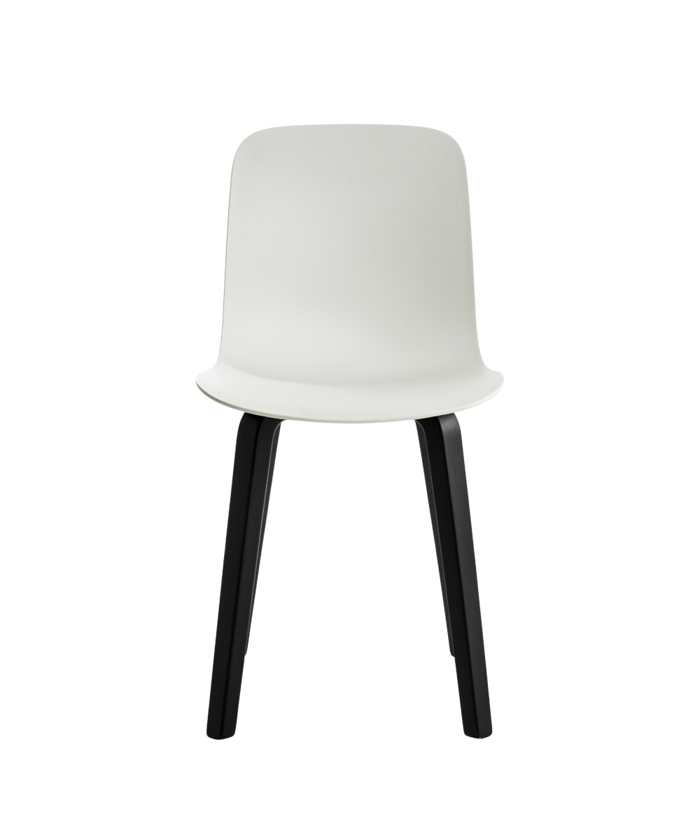 Magis Substance Stuhl, Esche schwarz/weiß, modernes Design, ergonomisch, stabil, italienischer Design-Stuhl