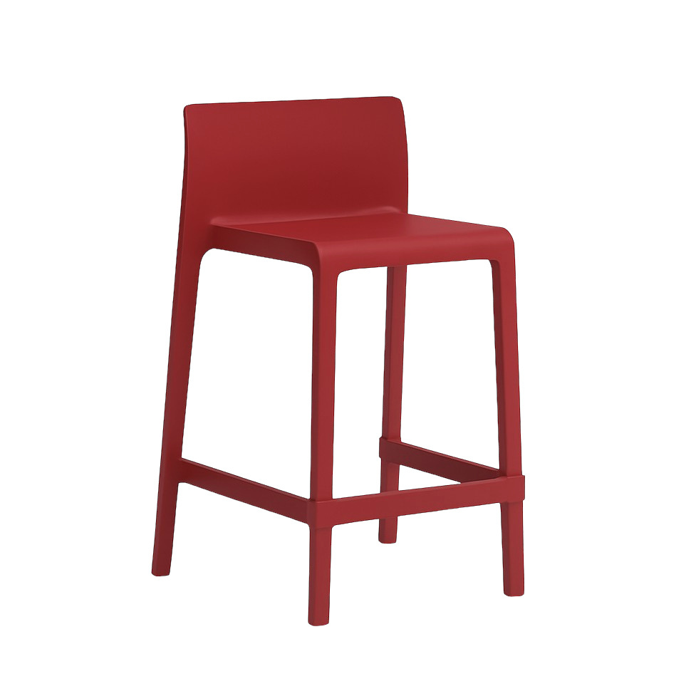 Pedrali Volt 677 Barhocker Rot – eleganter Designstuhl für Küche, Bar oder Terrasse Pedrali Volt 677 Barhocker in Rot – moderner Design-Barstuhl aus Kunststoff für Innen- und Außenbereiche