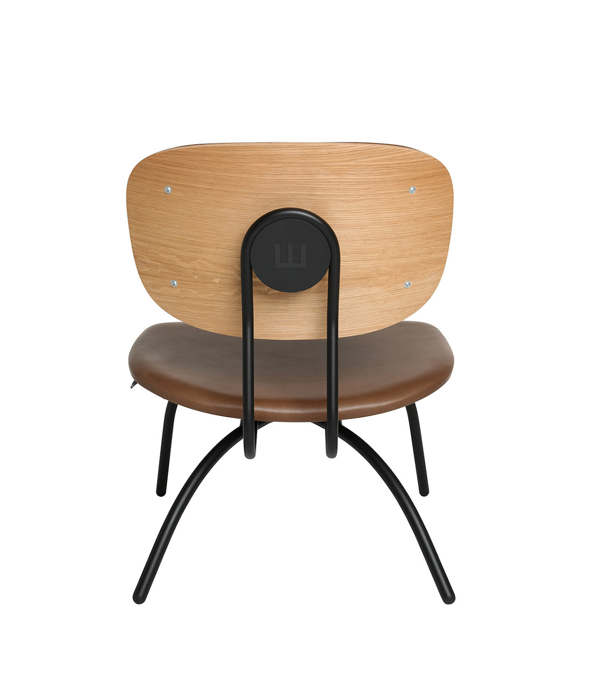 Eleganter Wagner W-1970 Low Stuhl mit komfortablem Polster, ideal für Esszimmer oder Wohnzimmer