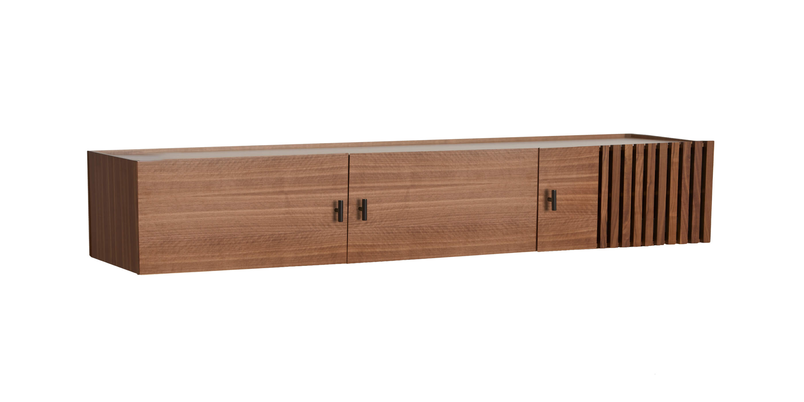 Array Sideboard, 150 cm, wandmontiert, walnuss Array Sideboard, 150 cm, wandmontiert, walnuss