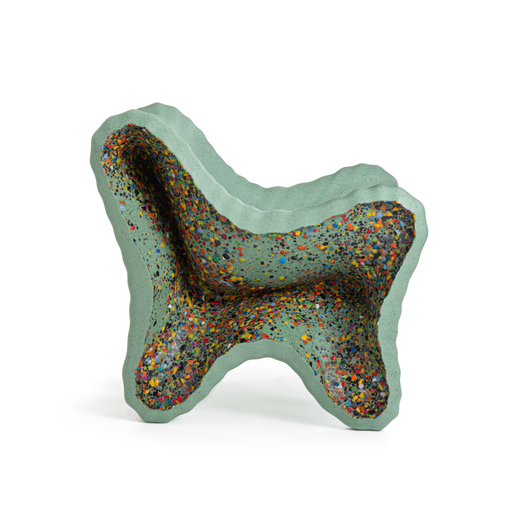 Magis In-Side Sessel, sage, stilvoller Sessel, komfortabel, modernes italienisches Design, langlebig