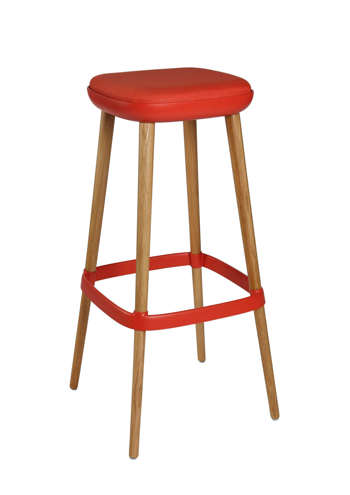 Wagner W-2020 Hocker für Theke und Bar, zeitloses Erscheinungsbild, vielseitig einsetzbar im Wohn- und Objektbereich