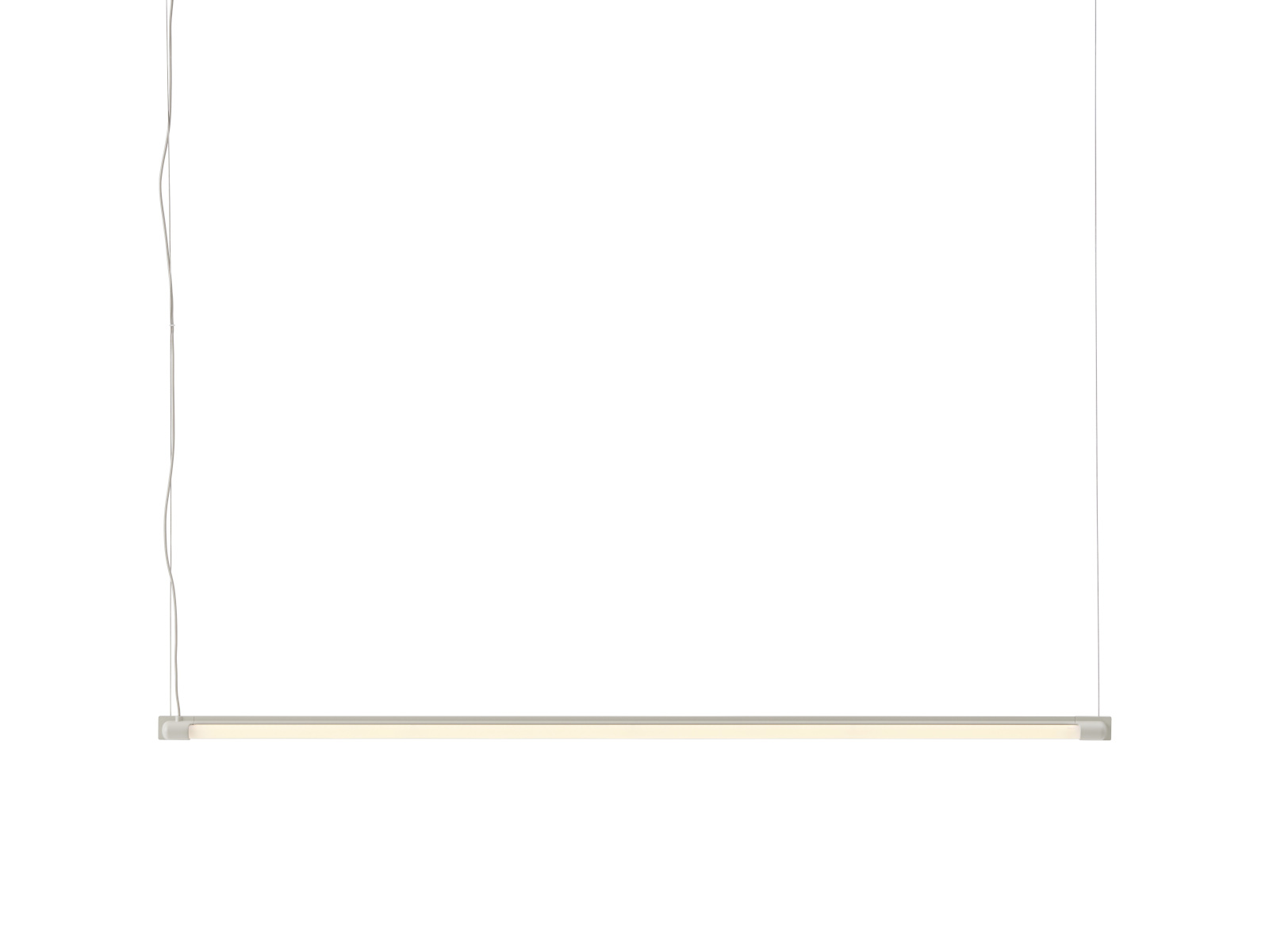 Fine Suspension LED Pendelleuchte, 120 cm, grau