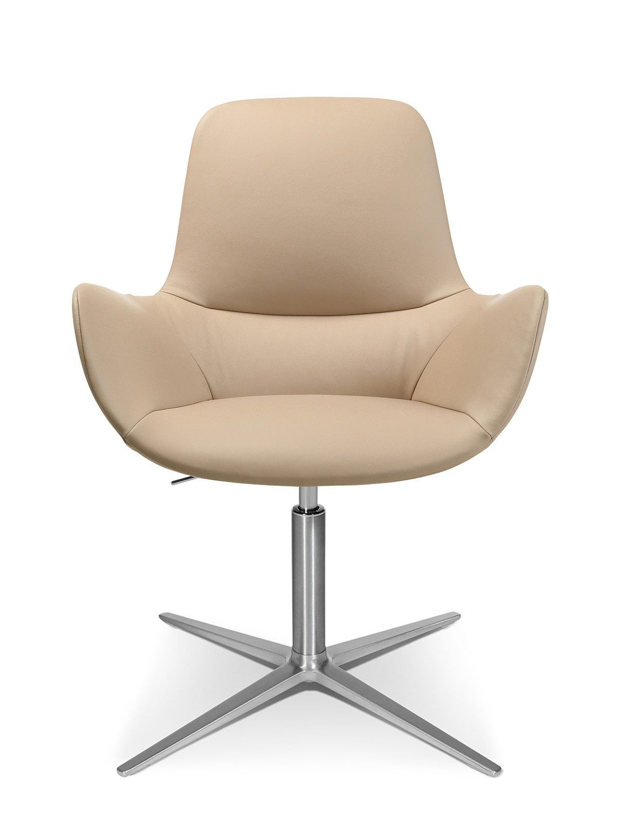 Ergonomischer Wagner W-Club Compact Bürosessel mit 4-Strahl-Gestell und stufenloser Höhenverstellung für komfortables Sitzen