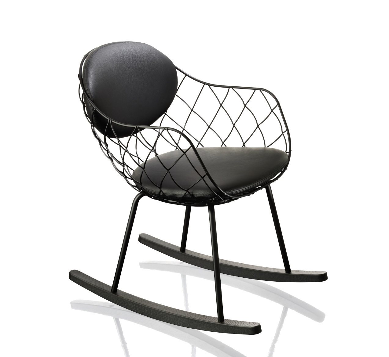 Magis Piña Schaukelstuhl, modernes italienisches Design, ergonomisch, komfortabel, langlebig, Outdoor- und Indoor