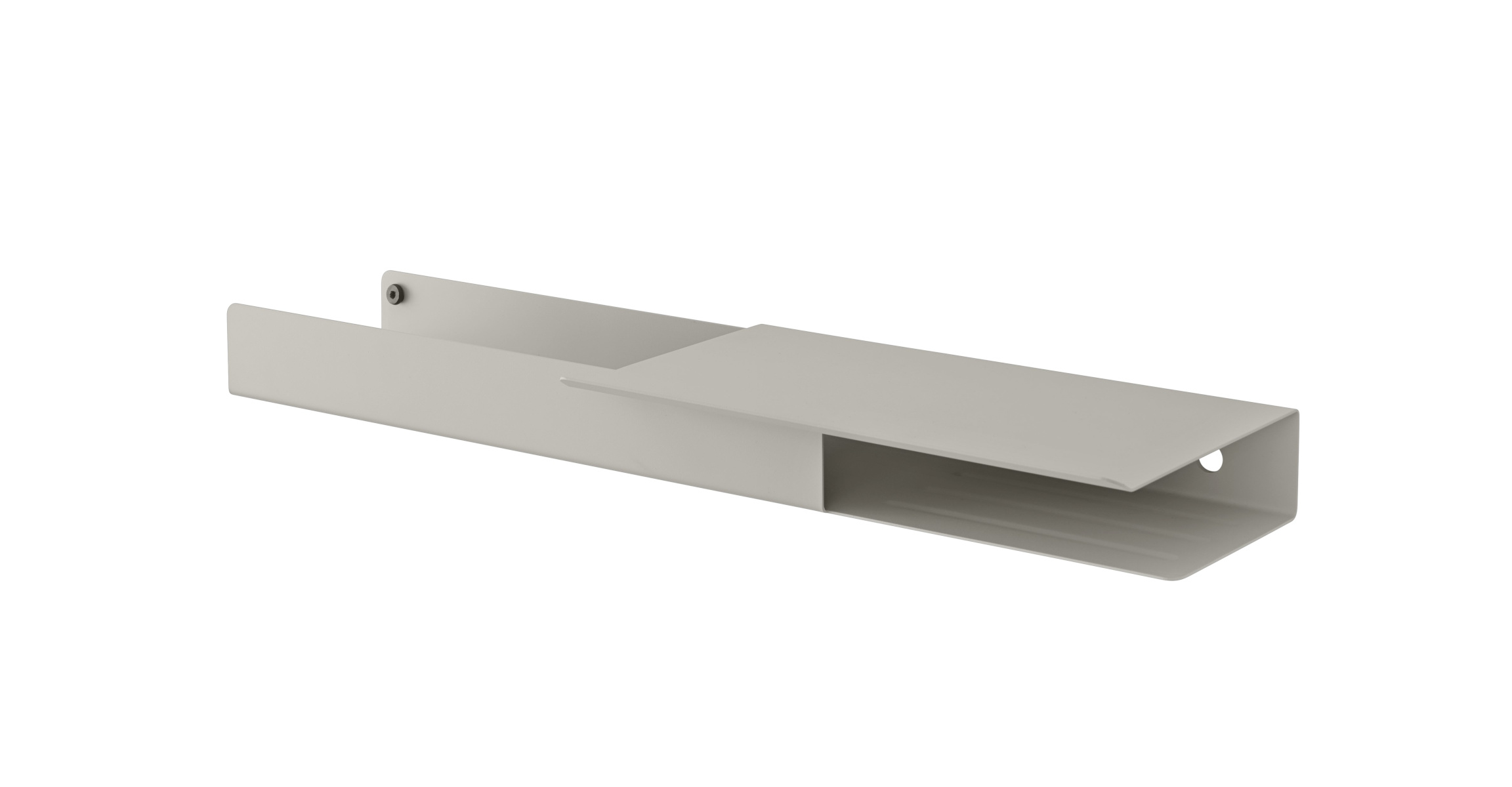 Folded Platform Wandregal, 62 x 5 cm, schwarz