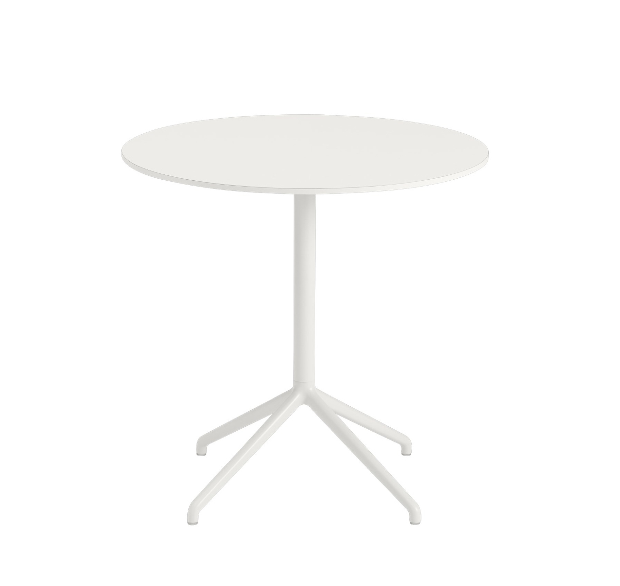 Still Cafe Tisch, Ø 75 cm, weiß nanolaminat / weiß